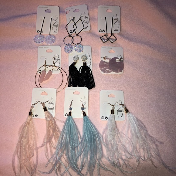 Claire's Jewelry - Lot of 9 brand new earrings